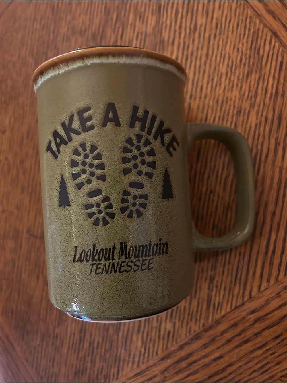 Lookout Mountain Tennessee ‘Take A Hike’ Ceramic Travel Mug